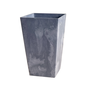 Doniczka osłonka do storczyka Urbi Square Beton Effect 12,5cm Marengo