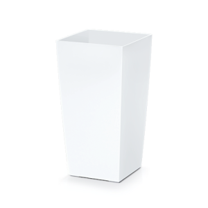 Doniczka Urbi Square Biała 12,5cm - osłonka do storczyków, roślin domowych
