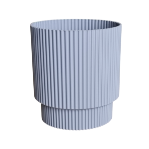 Doniczka Milly Round Cylinder 15cm szara - osłonka do roślin domowych