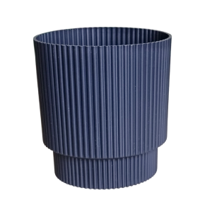 Doniczka Milly Round Cylinder 15cm antracytowa - osłonka do roślin domowych