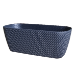 Skrzynka Splofy Case 40cm antracytowa, doniczka osłonka na kwiaty i zioła