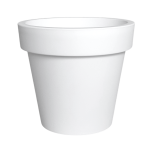 Doniczka Lofly 39cm biała - duża donica do domu i ogrodu, na choinkę kwiaty