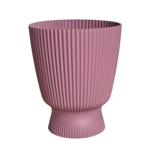 Doniczka Milly Round Kielich 22cm marsala - osłonka ozdobna typu wazon