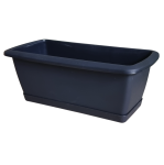 Skrzynka balkonowa Respana Set 40cm antracytowa - doniczka z podstawką