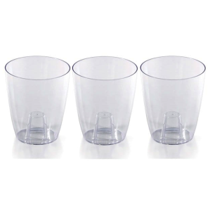 Osłonki na doniczki do storczyków Coubi Orchid 16cm przeźroczyste x 3 szt.