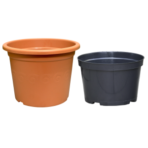 Doniczka Plastica 28cm 6,5L terakota, klasyczna osłonka z wkładem uprawowym