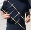 DRABINKI BAMBUSOWE wygięte w ŁUK 60cm 10szt.