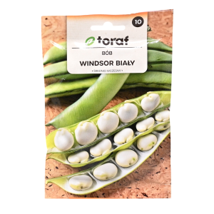 Bób Windsor Biały - późny, plenny - nasiona Toraf 50g