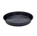 Podstawka plastikowa DonKwiat P20 21cm czarna - pod doniczki produkcyjne