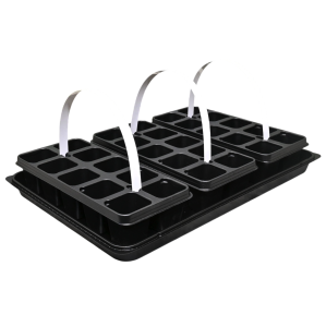 Rozsadnik domowy HORTI-5/30 - tacka DPT1 + wielodoniczki z uchwytami