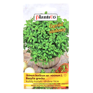 BAZYLIA GRECKA - wonna mini do uprawy doniczkowej - nasiona PlantiCo 0,5g