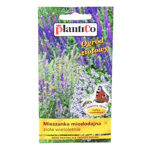 Zioła Miododajne Wieloletnie - szałwia hyzop tymianek - nasiona PlantiCo 1g