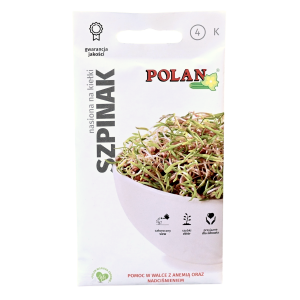 Nasiona na kiełki SZPINAK 5g - smaczne i zdrowe, do uprawy w domu