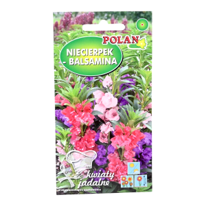 NIECIERPEK BALSAMINA MIX - Impatiens, mieszanka kolorów - nasiona 2g
