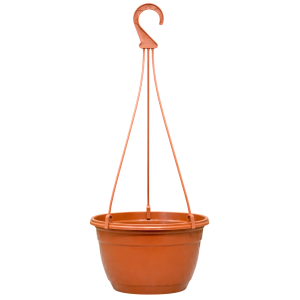 Doniczka wisząca 25cm 4,7L terakota z uchwytem - na kwiaty i truskawki
