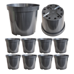 Doniczki do uprawy pomidorów ogórków choinek 35cm 20L okrągłe RS20 x 10szt.