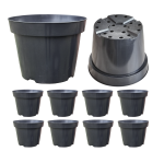 Doniczki produkcyjne RS10 10L 28cm okrągłe x 10szt. - na pomidory ogórki