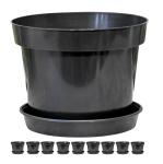 Doniczki 10L 28cm OK RS10 z podstawkami x10szt. - na pomidory ogórki iglaki