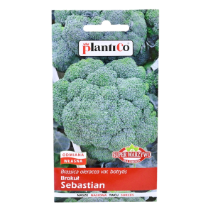 BROKUŁ SEBASTIAN nasiona warzyw PlantiCo 2g