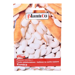 Fasola KONTRA - karłowa wielkokwiatowa na suche nasiona - Plantico 50g