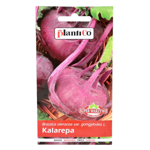 Kalarepa czerwona / fioletowa VIOLETA - nasiona PlantiCo 2g
