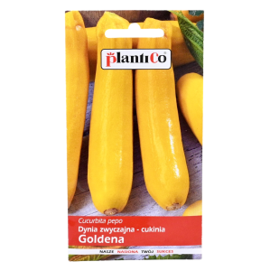 Cukinia GOLDENA - dynia zwyczajna, kabaczek - nasiona PlantiCo 3g