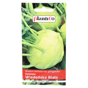 Kalarepa wczesna WIEDEŃSKA BIAŁA - nasiona PlantiCo 2g