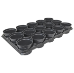 Rozsadnik HORTI-10/15 - paleta uprawowa + doniczki produkcyjne okrągłe 10cm