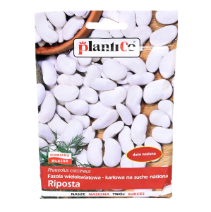 Fasola RIPOSTA wielokwiatowa na suche nasiona - nasiona PlantiCo 50g