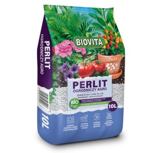 Perlit ogrodniczy Biovita 10L naturalne podłoże i spulchniacz do ziemi