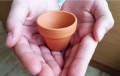 DONICZKA GLINIANA TERAKOTA ceramiczna MAŁA 5cm