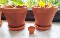DONICZKA GLINIANA TERAKOTA ceramiczna MAŁA 5cm