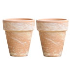Doniczki ceramiczne gliniane HM PIASEK XL 7cm x2 - mini osłonki na kaktusy
