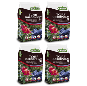 Torf ogrodniczy Biovita 20L naturalny kwaśny - ziemia, podłoże organiczne