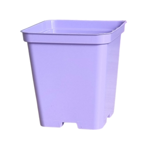Doniczka produkcyjna kwadratowa fioletowa P9 9cm 0,5L S0.5D z recyklingu
