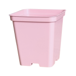 Doniczka produkcyjna kwadratowa różowa P9 9cm 0,5L S0.5D z recyklingu