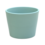 Osłonka ceramiczna PRYMULA 12cm ZIELONA SZAŁWIA - doniczka ozdobna na kwiaty