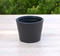 Doniczka Prymula 12cm antracyt mat z wkładem - 2.JPG