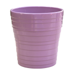 Osłonka ceramiczna do storczyka, stylowa doniczka RINGS 13cm RÓŻ MAUVE ROSA
