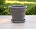 Doniczka Passat Bazalt 24cm z podstawką 20cm - 2.JPG