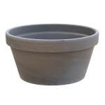 Doniczka ceramiczna gliniana Misa K Bazalt 22cm naturalna donica z terakoty