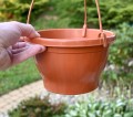 Doniczka wisząca 21cm 2,5L terakota z uchwytem - 4.JPG