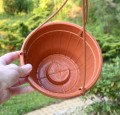 Doniczka wisząca 21cm 2,5L terakota z uchwytem - 5.JPG