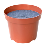 Doniczka produkcyjna RS10TC 10L 28cm terakota okrągła ze ściółką filcową