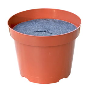 Doniczka produkcyjna RS10TC 10L 28cm terakota okrągła ze ściółką filcową