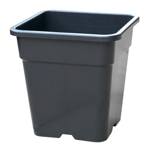 Donica plastikowa ogrodowa 25L 33cm HS25 - duża mocna doniczka z rantem