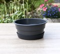Misa 18cm 1,8L antracytowa dno ażurowe z podstawką - 2.JPG