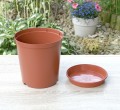 Doniczka 21cm 5,5L Terakota z podstawką P18 - 4.JPG