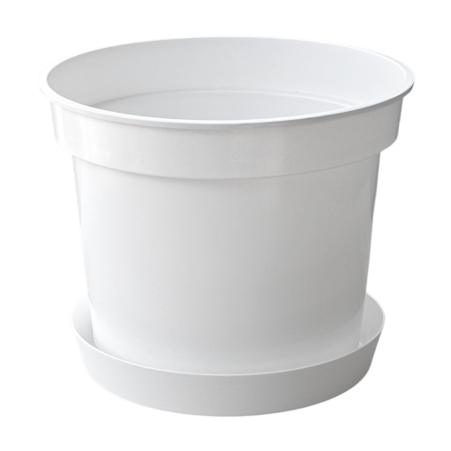 Doniczka RS7.5R biała z podstawką Lofly 23cm - 1.png