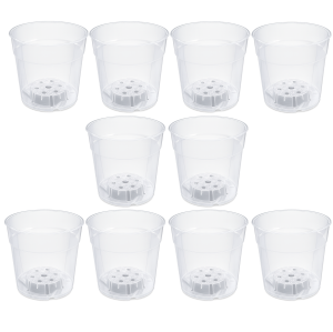 Doniczki do storczyków przeźroczyste 11,5cm 0,7L Teku MCO-12 x 10szt.